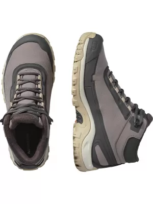 Ženski čevlji SALOMON SHELTER WATERPROOF W PLUM KITTEN/FANTOM/DESSERT TAN