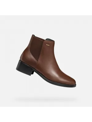 Ženski čevlji GEOX CAMEXIA NP ABX G009579 RJAVA
