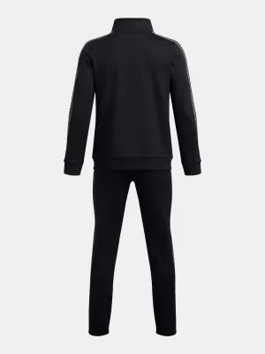Fantovski komplet UNDER ARMOUR UA B ICON KNIT TRACKSUIT 1390295-001 ČRNA