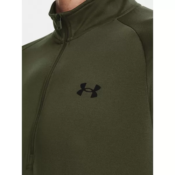  Moška majica s kratkimi rokavi UNDER ARMOUR UA TECH 2.0 1/2 ZIP 1328495-392 ZELENA 