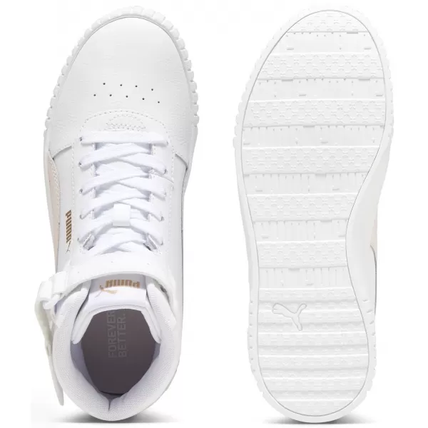  Škornji PUMA CARINA 2.0 MID 38585107 PUMA BELA/ZMRZNJENA ROZA/ZLATO 
