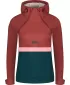 Ženski softshell anorak NORDBLANC NBWSL8275 RDEČA/ZELENA