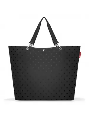 Torba REISENTHEL SHOPPER XL SIJAJNE ČRNE PIKE