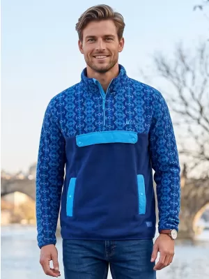 Moški pulover iz flisa ALTISPORT GARM MODRA