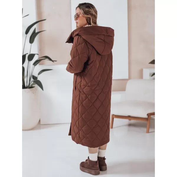  Ženska jakna DSTREET TY4927 RJAVA 