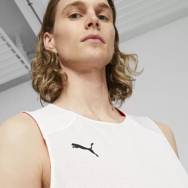  Moški dres PUMA REVERSIBLE PRACTICE JERSEY 67664003 PUMA RDEČA 