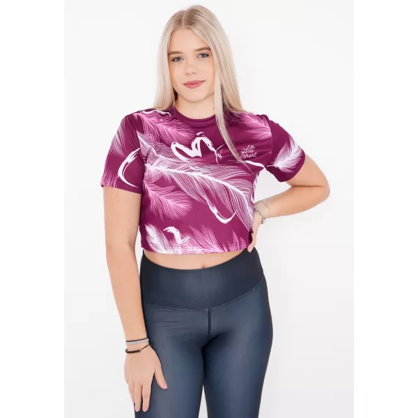  Ženski vrhunski kratki top ALTISPORT VOJ/ALW001TR07 FUCHSIOVÁ FUKSIJA 