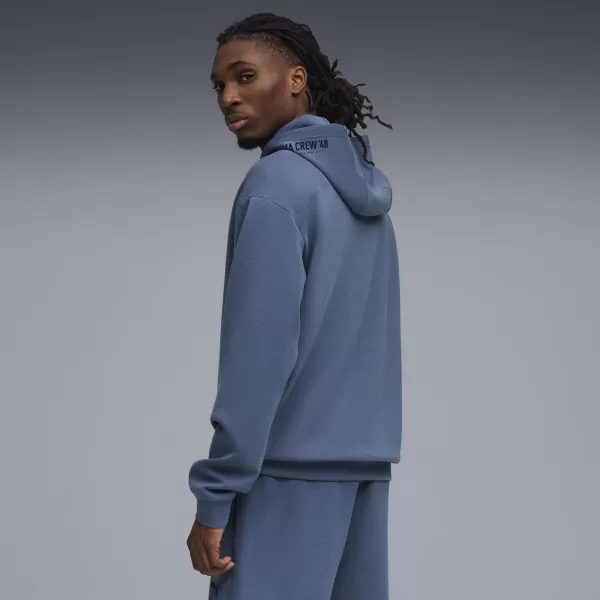  Moški pulover PUMA M CLOUDSPUN HOODIE 52759580 TEMNO INDIGO VRESJE 