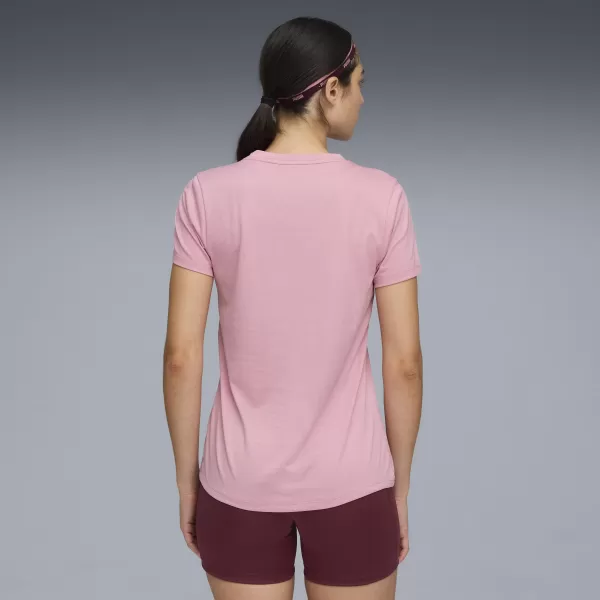  Srajca PUMA W TAD ESSENTIAL VNECK TEE 52589065 POLOŽENA ROZA 