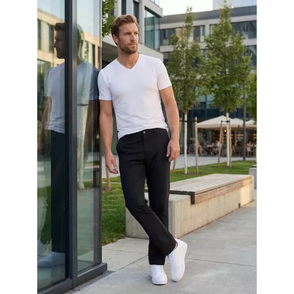  Moške hlače ALTISPORT ATS TROUSER CLASSIC-FIT ČRNA 