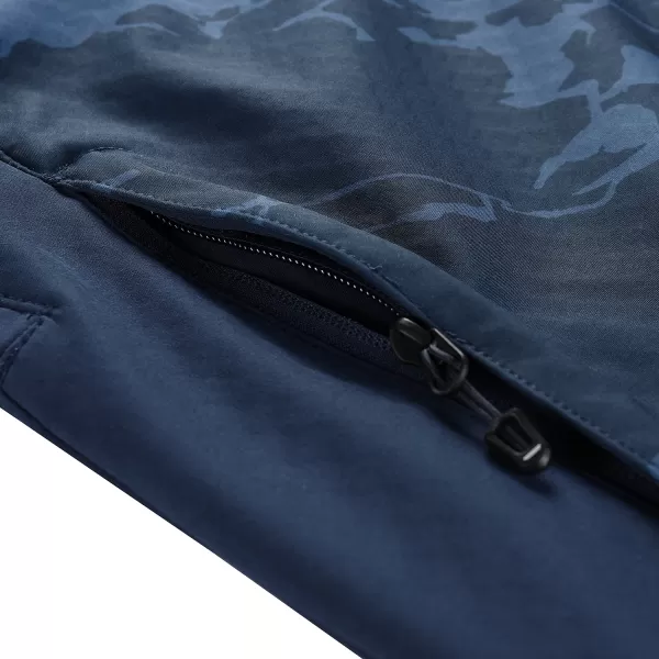  Moška softshell jakna ALPINE PRO HOOR TEMNO MODRA 
