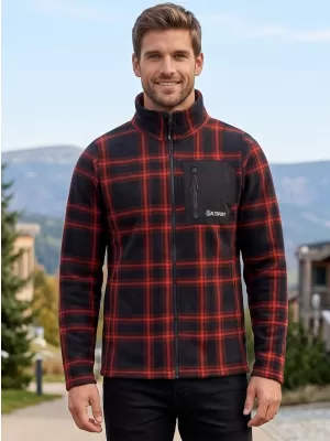 Moški pulover ALTISPORT SERAN ČERVENÁ ORANŽNA