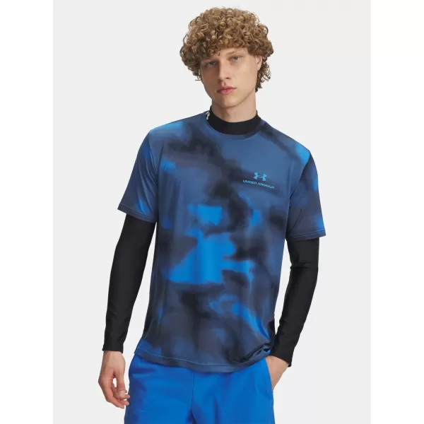  Moška majica s kratkimi rokavi UNDER ARMOUR VANISH ENERGY PRINTED SS 1383974-402 MODRA 