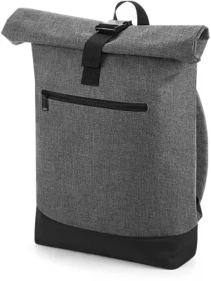 | BG 855 GREY MARL/BLACK BagBase