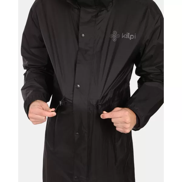  Plašč KILPI TEAM RAINCOAT-U ZU0105KI ČRN 