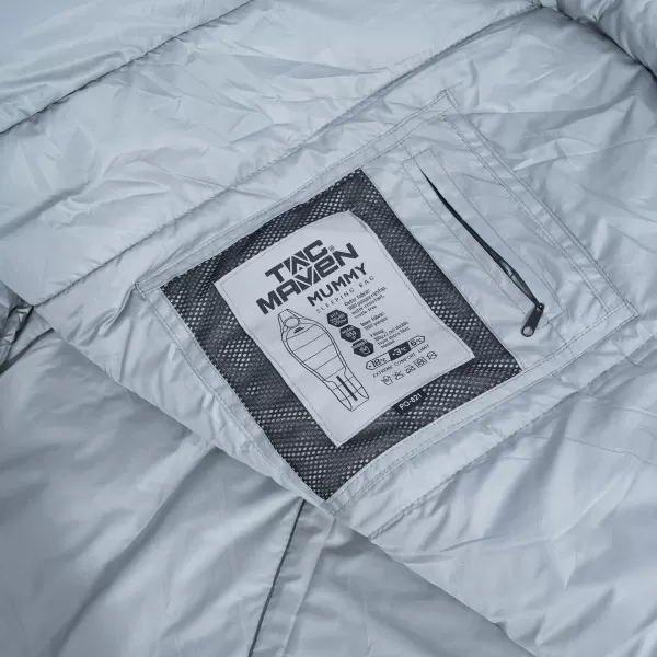  Spalna vreča PENTAGON MUMMY SLEEPING BAG 360GR/M² D19003 RJAVO SIVA/MEŠ 