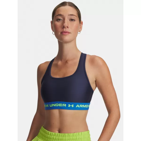  Ženski nedrček UNDER ARMOUR CROSSBACK MID BRA 1361034-403 MODRA 