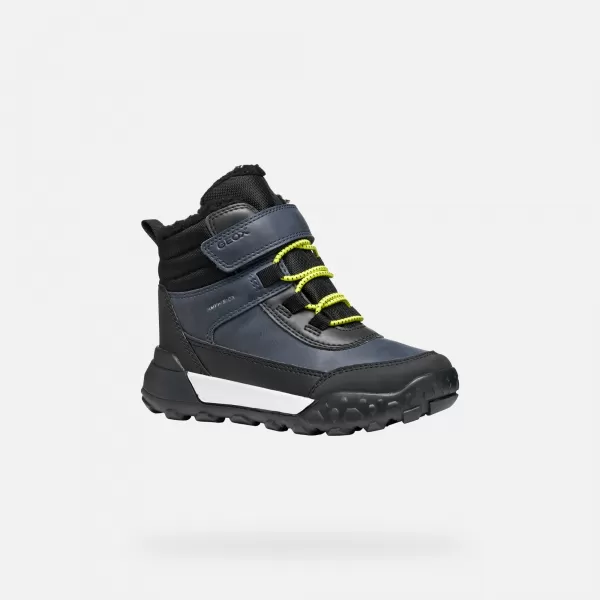  Fantovski gležnjarji GEOX TREKKYUP ABX J46MBE0MEMSC0749 TEMNO MODRA 