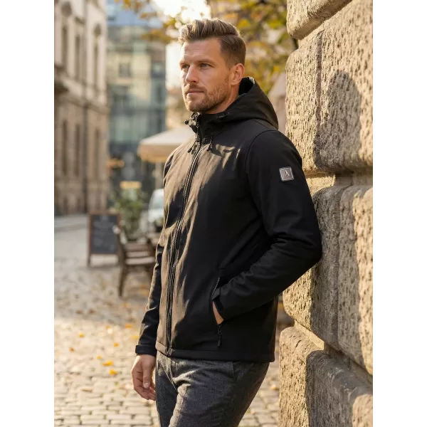  Moška softshell jakna ALTISPORT NEWET ČRNA 