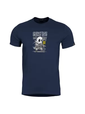 Majica s kratkimi rokavi PENTAGON GHOSTING T-SHIRT K09053 POLNOČNO MODRA
