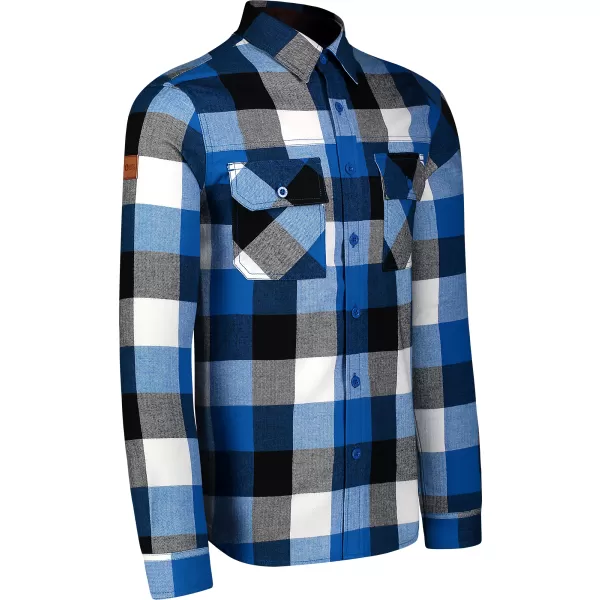  Flanelska majica NORDBLANC QUANTUM NBSSM8243 MODRO 