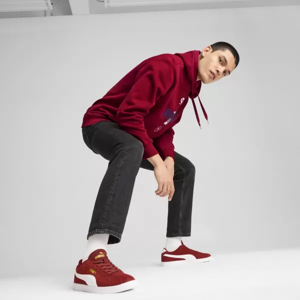  Škornji PUMA CLUB II 39744403 INTENSE RED/ INTENZIVNO RDEČA/PUMA BELA 