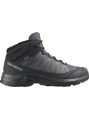 Moški čevlji SALOMON X-ADVENTURE COLDRUSH WATERPROOF ASFALT/ČRNA/ZLITINA