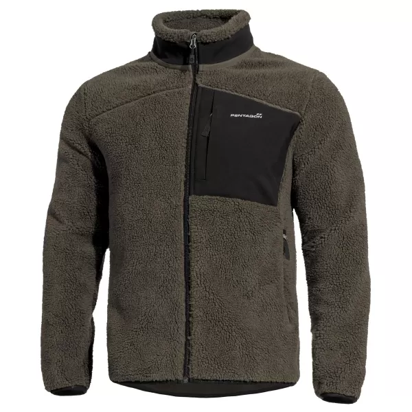  Pulover iz flisa PENTAGON SUMMIT SHERPA FLEECE K08063 RJAVO SIVA 
