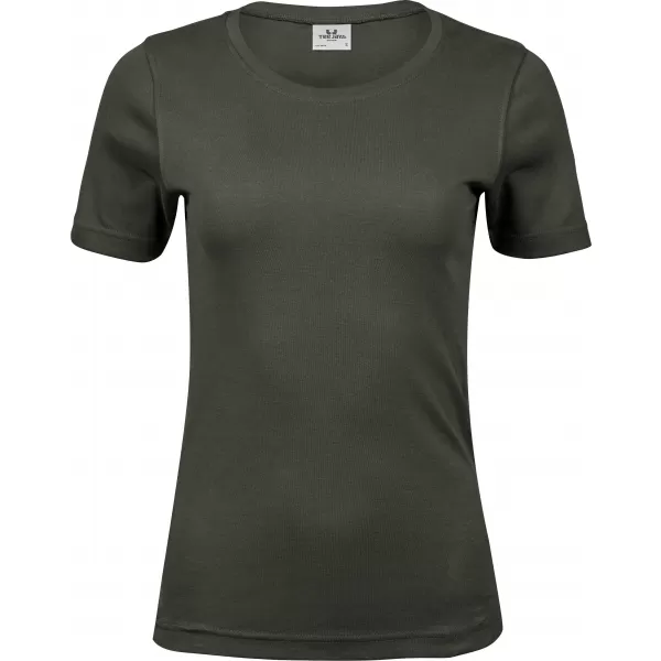  Ženska majica s kratkimi rokavi TEE JAYS | TJ 580 GLOBOKO ZELENA 