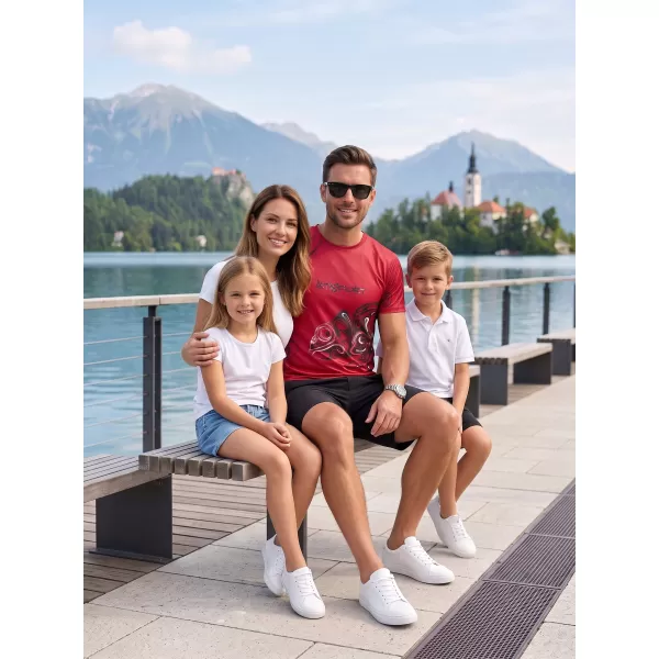  Moška vrhunska majica za prosti čas ALTISPORT VOJ/ALM122TR06 RDEČA 
