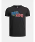 Fantovska majica s kratkimi rokavi UNDER ARMOUR UA OVERLAY WM SS 6005069-001 ČRNA