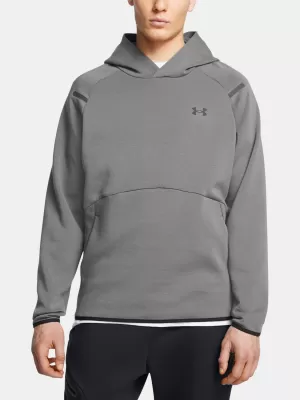 Moški pulover UNDER ARMOUR UA UNSTOPPABLE FLC HD EU 1389350-025 SIVA