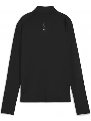 Srajca PUMA W RUN VELOCITY CLOUDSPUN 1/4 ZIP 52665001 PUMA ČRNA