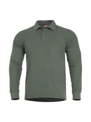 Majica s kratkimi rokavi PENTAGON ANIKETOS LONG POLO K09013 KAMUFLAŽNO ZELENA