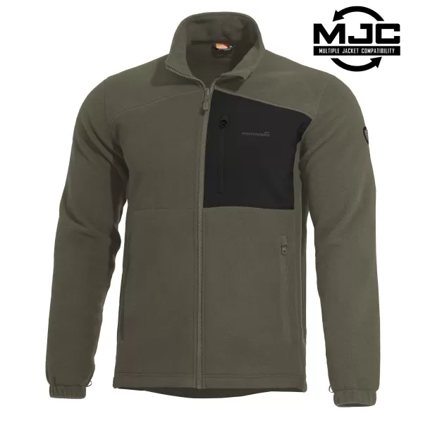  Moški pulover PENTAGON ATHOS 2.0 MEN΄S FLEECE JACKET K08047 RJAVO SIVA 