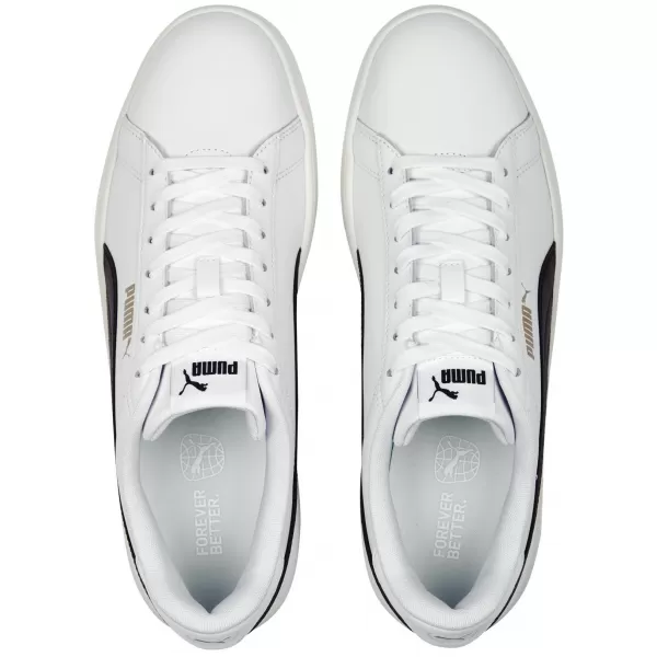  Moški čevlji PUMA SMASH 3.0 L 39098703 PUMA BELA/ČRNA/ZLATA/SLONOKOŠČENA 