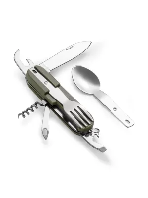 Jedilni pribor PENTAGON OLAF CAMPING UTENSILS D19005 OLIVNO ZELENA