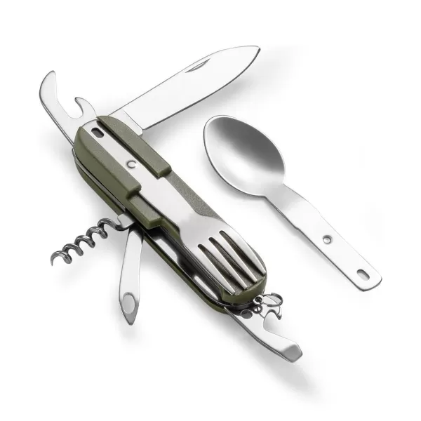  Jedilni pribor PENTAGON OLAF CAMPING UTENSILS D19005 OLIVNO ZELENA 