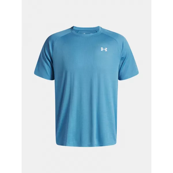  Moška majica s kratkimi rokavi UNDER ARMOUR UA TECH TEXTURED SS 1382796-453 MODRA 