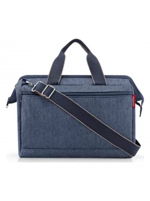 Torba REISENTHEL ALLROUNDER S POCKET TEMNO MODRA RIBJA KOST