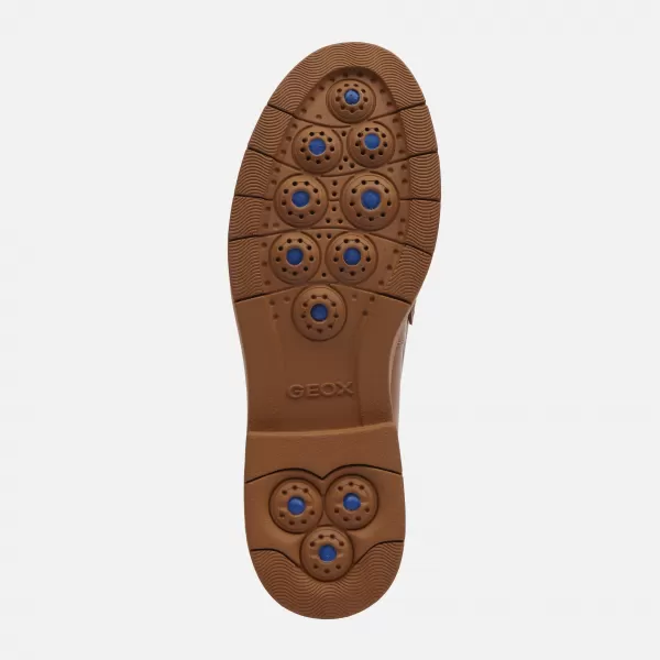  Ženski mokasini GEOX SPHERICA EC1 RJAVA 