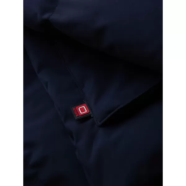  Moška zimska jakna OMBRE OM-JAHP-0306 MORNARSKO MODRO 