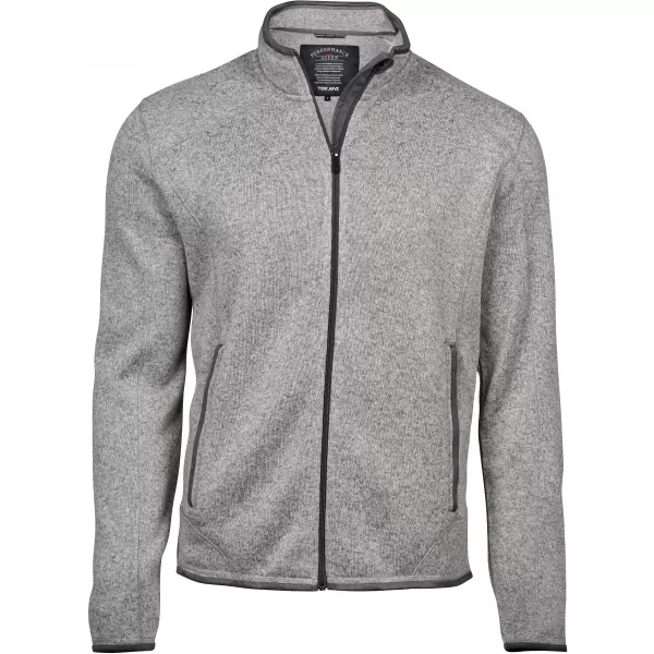  Moški pulover TEE JAYS | TJ 9615 SIVI MELANŽ 