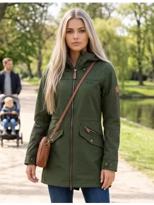 Ženska softshell jakna ALTISPORT GEMEE KAKI