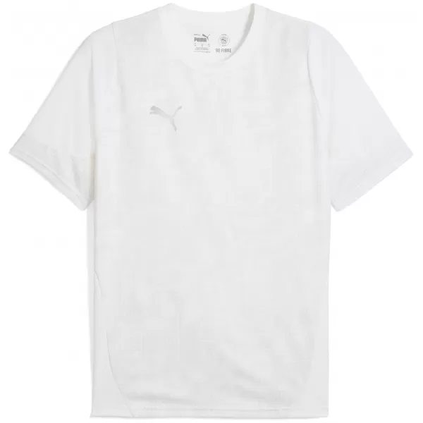  Moški dres PUMA TEAMCUP TRAINING JERSEY 659167_04 PUMA WHITE/PUMA SILVER 