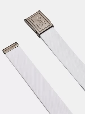 Moški pas UNDER ARMOUR M STRETCH WEBBING BELT 1383935-100 BELA