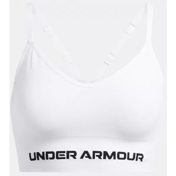  Ženski nedrček UNDER ARMOUR VANISH SEAMLESS LOW BRA 1384417-100 BELA 
