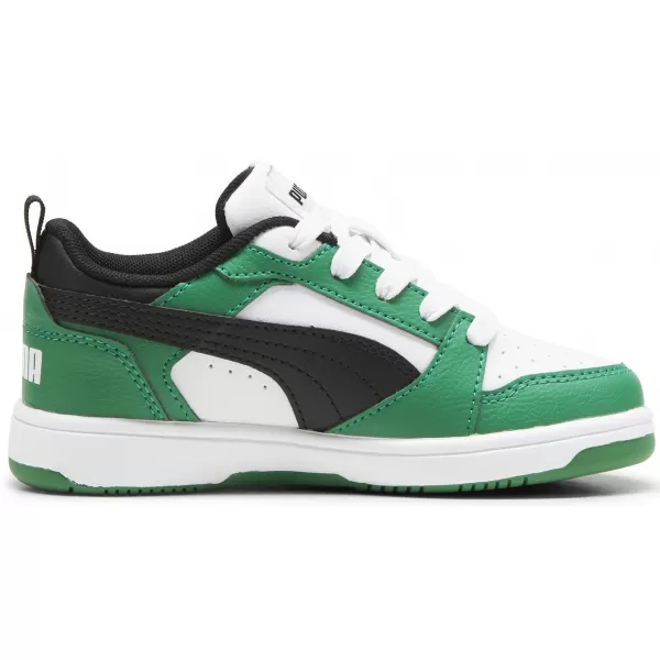  Škornji PUMA REBOUND V6 LO PS 39383405 PUMA BELA/PUMA ČRNA/ZELENA 