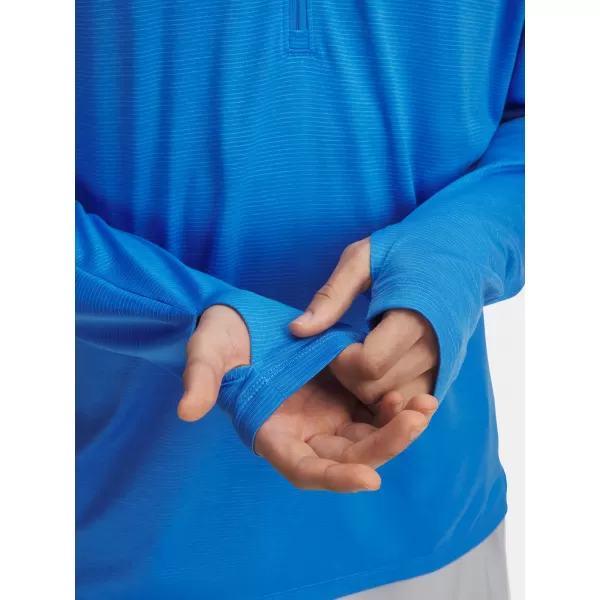  Moška majica s kratkimi rokavi UNDER ARMOUR UA LAUNCH 1/4 ZIP 6005542-402 MODRA 
