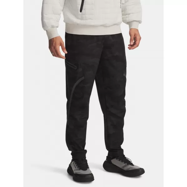  Moške športne hlače UNDER ARMOUR UA UNSTOPPABLE CARGO PANT 1390256-003 ČRNA 